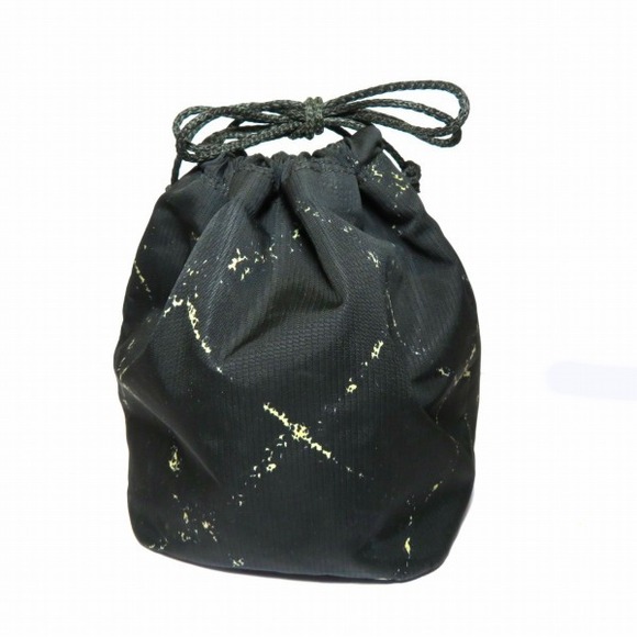 Chanel Travel Old Drawstring Pouch Black Line Bag - Picture 1 of 9